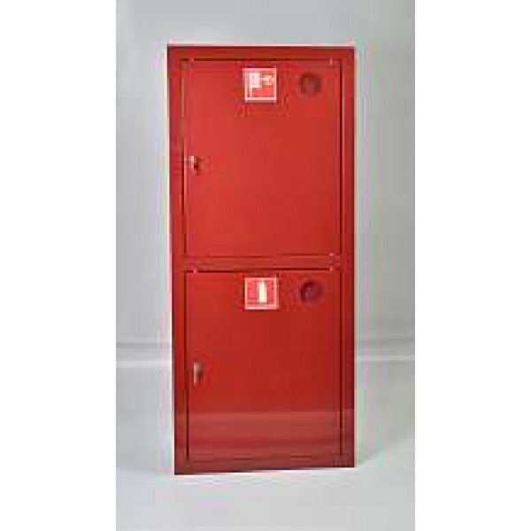 Шкаф для пожарного крана ШПК-320НЗК навесной, закрытый, красный 540х1300х230 мм