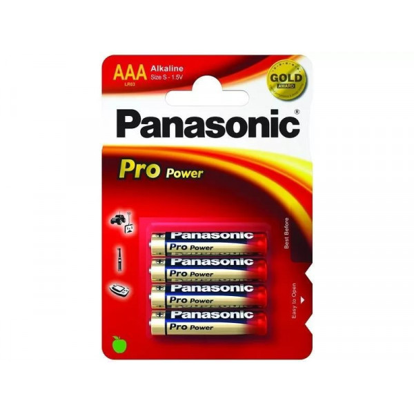 Батарейка Panasonic Pro Power LR03/4BP (AAA)